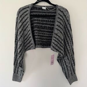 Wild Fable Cropped Open Front Shrug Sweater, Small